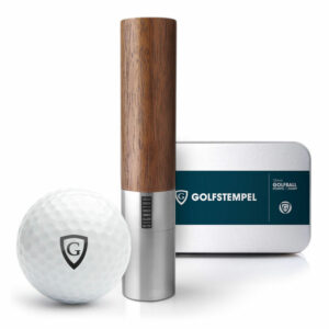 Geschenkbox Golfballstempel AG12 "Grenadillo" mit Gutschein