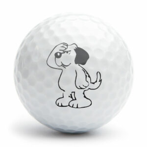Hund - Golfballstempel AG 25 mit fertigem Motiv