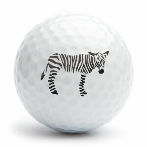 Zebra - Golfballstempel AG 25 mit fertigem Motiv