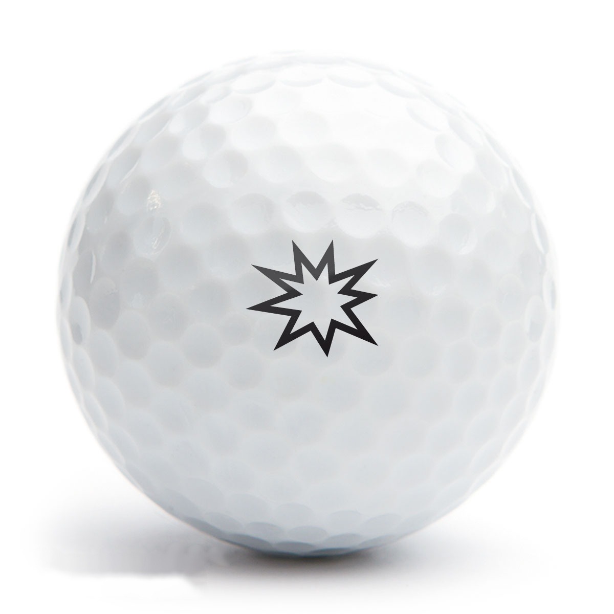 Golfballstempel AG12 Motiv Stern 3