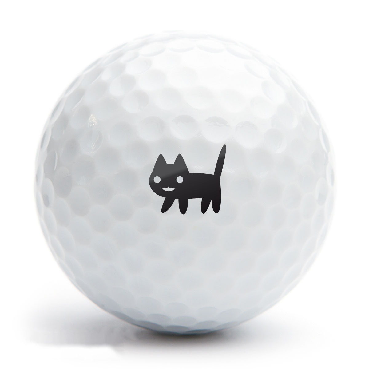 Golfballstempel AG12 Motiv Katze