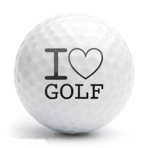 I Love Golf - Golfballstempel AG 25 mit fertigem Motiv