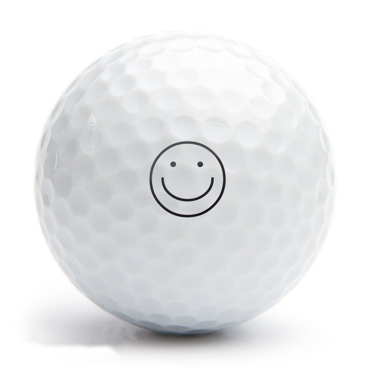 Golfballstempel AG12 Motiv Smiley
