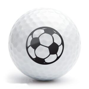 Fußball - Golfballstempel AG 25 mit fertigem Motiv