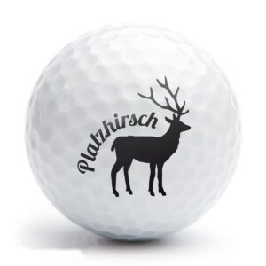 Platzhirsch1 - Golfballstempel AG 25 mit fertigem Motiv