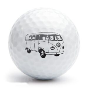 Bulli- Golfballstempel AG 25 mit fertigem Motiv